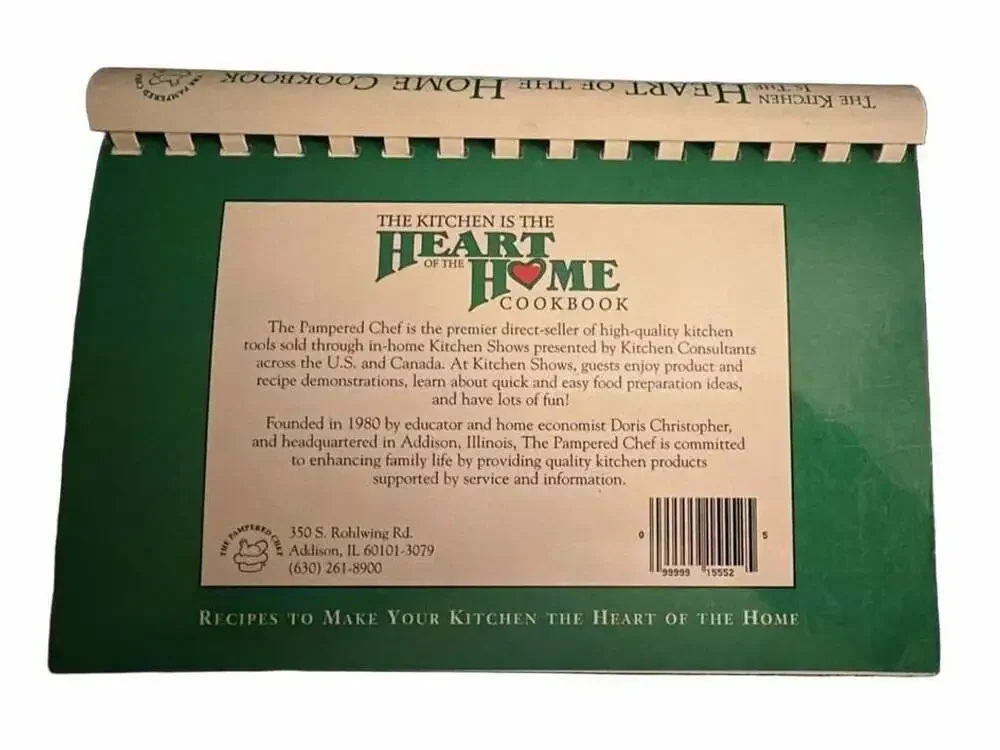 The Pampered Chef The Kitchen Is The Heart Of The Home Cookbook 1999